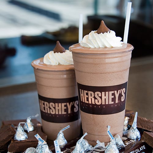 HERSHEY’S CHOCOLATE WORLD Niagara Falls Chocolate Milkshake